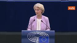Von der Leyen: Avanti su taglio costi energia e stop a gas russo