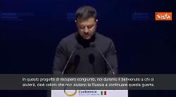 Ricostruzione Ucraina, Zelensky: "Chi ha aiutato la Russia non è il benvenuto"