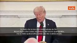 Trump ricorda l'attentato di Butler: Un anno fa mio tempo stava per finire... Dio mi ha salvato