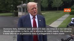 Trump: I sottomarini nucleari vicino alla Russia? Putin ci ha minacciati, mandati per sicurezza Usa