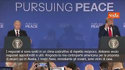 Putin ad Anchorage: Negoziati svolti in un clima costruttivo e di rispetto, sono stati utili