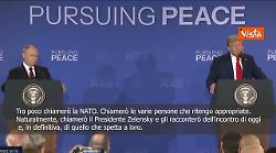 Trump ad Ancholage: Incontro con Putin produttivo, fatti dei progressi ma non c'&egrave; accordo