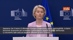 Von Der Leyen: Ucraina diventi un porcospino d'acciaio, Ue pronta a fare sua parte