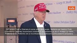 Trump: Far vedere Putin e Zelensky è come unire olio e aceto. Vedremo se dovrò essere lì o meno