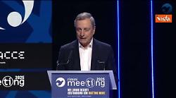Draghi al Meeting di Rimini: "Ue marginale e spettatrice su Ucraina, Iran e Gaza"