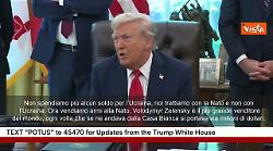 Trump su Zelensky: È il più grande venditore al mondo, ogni volta si porta via milioni di dollari