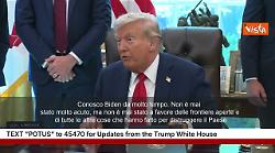 Trump: Biden non sapeva se era vivo o morto, non era lui ad usare l'autopen