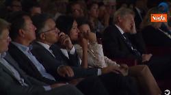 Metsola al Meeting di Rimini cita Sassoli, l'applauso della platea