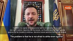 Zelensky: Almeno 14 morti tra cui 3 bambini a Kiev, serve risposta forte del mondo