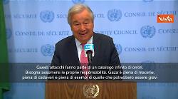 Guterres (Onu): "A Gaza Infinito catalogo di orrori. La carestia è una catastrofe attuale