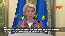 Von der Leyen in Bulgaria: Putin è un predatore, si può tenere a freno solo con deterrenza