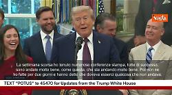 Trump: Dicono che sono morto: Tutte fake news, faccio un sacco di cose