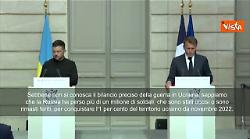 Macron: Russia ha perso un milione di soldati per conquistare l'1 per cento dell'Ucraina