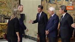 Mattarella riceve Presidente della Repubblica di Polonia Nawrocki al Quirinale