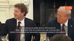 Zuckeberg con Trump alla Casa Bianca: Investo 600 miliardi negli Usa entro 2028