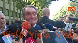 Fontana (Lombardia) alla camera ardente di Armani: Faremo una giornata per ricordarlo