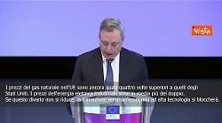 Draghi: Se divario prezzo gas non si riduce transizione economia ad alta tecnologia si blocca