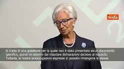 Lagarde: Sull'uso asset russi rimangono le preoccupazioni Bce