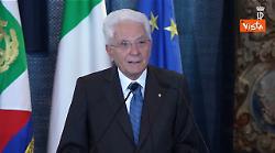 Mattarella: "Il fascismo è contrario ai valori del popolo italiano"