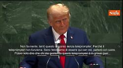 Trump all'Onu scherza: Non userò teleprompter perchè non funziona. Chi lo sta gestendo nei guai