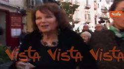 Si è spenta a 87 anni Claudia Cardinale, eccola nel 2017 al funerale di Pasquale Squitieri