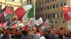 Global Sumud Flotilla, presidio di protesta contro gli attacchi a piazza Montecitorio