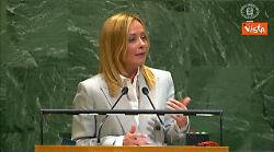 Meloni all'Onu: I "piani verdi" portano deindustrializzazione