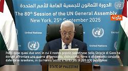 Abu Mazen (Anp): A Gaza in atto da due anni un genocidio