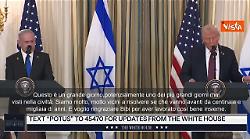 Trump con Netanyahu alla Casa Bianca: Accordo si chiama "Pace per il Medio Oriente"