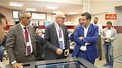 Sciopero generale per Flotilla, Salvini nella sala operativa Rfi per controllo traffico ferroviario