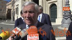 Tajani: "Il 7 ottobre è l'inizio del disastro, mi auguro che colloqui di pace abbiano successo"