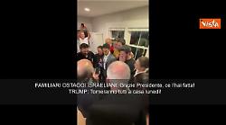 Accordo Gaza, Trump telefona a familiari ostaggi israeliani: "Torneranno tutti a casa lunedì"