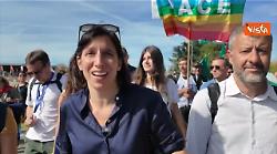 Schlein alla marcia della pace Perugia-Assisi: Riconoscere la Palestina e liberare la Cisgiordania
