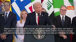 Accordo pace Gaza, Trump: Svolta epocale, un nuovo inizio per un meraviglioso Medio Oriente