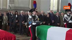 Carabinieri morti nel Veronese, le bare avvolte da tricolore ai funerali di Stato
