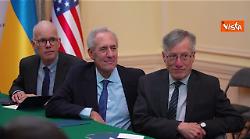 Zelensky a Washington incontra i capi dei think tank americani