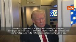 Trump: Manifestanti "No Kings" pagati da Soros. E comunque, io non sono un Re