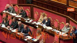 Meloni tona in Aula al Senato dopo aver consegnato il discorso a Montecitorio