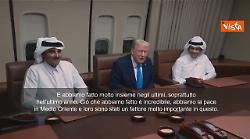Trump incontra Emiro Qatar: Abbiamo un Medio Oriente sicuro e lo manterremo