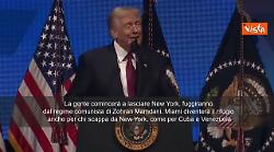 Trump: A New York ci sarà regime comunista, gente se ne andrà e Miami diventerà un rifugio