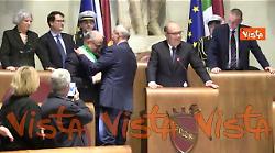 Carlo Verdone sindaco di Roma per un giorno, la cerimonia in Assemblea Capitolina