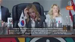 Migranti, Meloni al G20: Inaccettabile che i giovani africani si rivolgano ai trafficanti