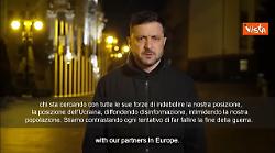 Zelensky: La Russia ha interesse a far fallire piano di pace