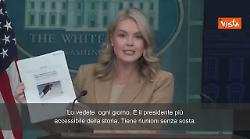 Leavit (portavoce Casa Bianca) attacca NYT: "Lei è la stessa che diceva Biden sta bene"