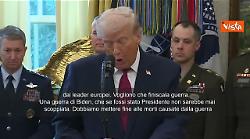 Trump: Vicini come non mai alla fine della guerra tra Russia e Ucraina