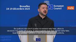 Zelensky: C'&egrave; chi non ci vuole nella Nato? I politici cambiano, qualcuno vive, qualcuno muore
