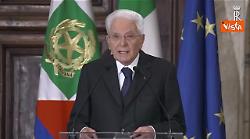 Mattarella: Forze politiche hanno loro priorit&agrave;, ma su grandi temi lavorino insieme