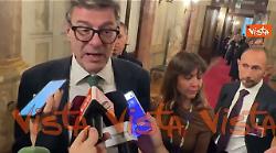Giorgetti: La manovra vale complessivamente circa 22 miliardi