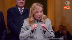 "Vi voglio bene, siamo una famiglia", gli auguri di Meloni ai dipendenti di Palazzo Chigi