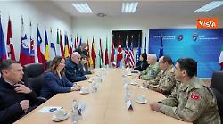 Crosetto a Sarajevo visita truppe italiane della missione Eufor Althea in Bosnia Erzegovina